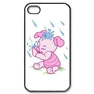 Designyourown Case Piglet Iphone 4 4s Cases Hard Case Cover the Back and Corners SKUiPhone4 2824 Cell Phones & Accessories