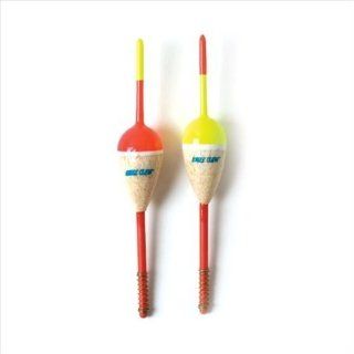 Eagle Claw EC583F 0.75 Inch Oval with 6 Inch Stick Fixed Balsa Bulk Float, 50 Pack, Yellow and Orange  General Sporting Equipment  Sports & Outdoors