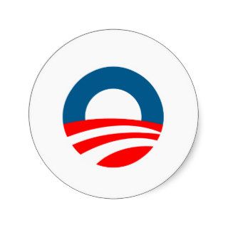 Obama logo Stickers