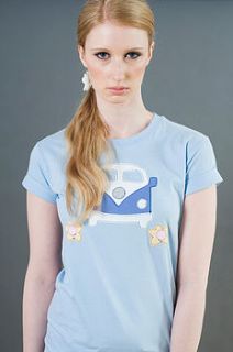 campervan applique t shirt by not for ponies