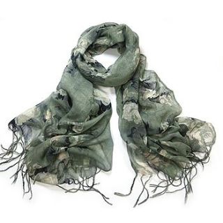vintage flower print scarf by molly & pearl