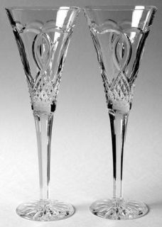 Waterford Wedding Heirloom Collection (Set of 2) Toasting Fluted Champagnes   Cu