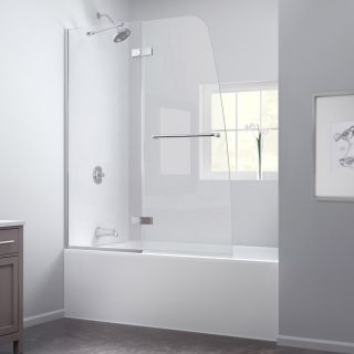 Dreamline Aqua Ultra 48 inch Frameless Hinged Tub Door