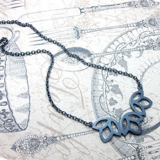 triple bud necklace by jessica hewitt