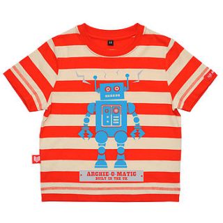 personalised robot t shirt by sgt.smith