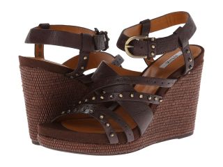 Geox D Victory Womens Wedge Shoes (Brown)