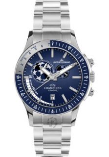 JACQUES LEMANS U 29F  Watches,Mens UEFA Champions League Chronograph U 29F Stainless Steel, Chronograph JACQUES LEMANS Quartz Watches