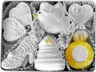 Hand Decorated Sugar Cookies for the Bride and Groom  Gourmet Baked Goods Gifts  Grocery & Gourmet Food