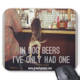 Dog Beers Mousepad