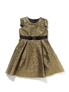 Metallic Brocade Dress by Dorissa by Little Miss