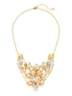 Nebulous Gold Bib Necklace by Swarovski Jewelry