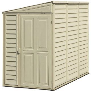 DuraMax Model 00611 4x8 SideMate Vinyl Storage Shed (Discontinued by Manufacturer)  Outdoor Storage Shed  Patio, Lawn & Garden