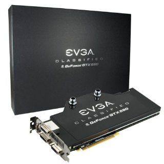 EVGA GeForce GTX 590 Classified Hydro Copper 3072 MB GDDR5 PCI Express 2.0 3DVI/Mini Display Port SLI Ready Limited Lifetime Warranty Graphics Card, 03G P3 1599 AR Electronics