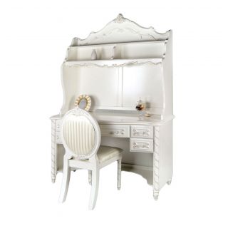 Furniture Of America Alexandra Twin Size 4 piece Bedroom Set With Dresser, Mirror And Night Stand White Size Twin