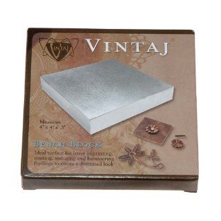 Vintaj Special Edition   Solid Metal Bench Block Wire Hardening / Wrapping Tool