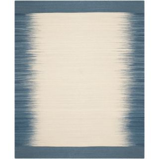 Safavieh Hand knotted Kilim Beige/ Light Blue Wool Rug (4 X 6)