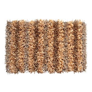 Sea Breeze Polyester Gold Shaggy Rug (8 X 10)