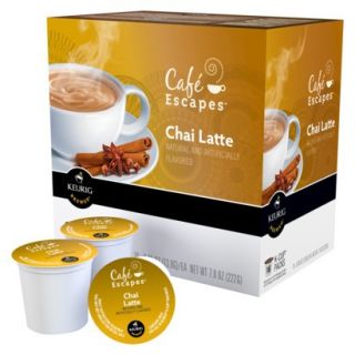 Café Escapes Chai Latte Keurig K Cups, 16 Count