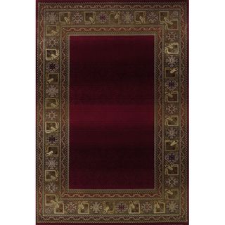 Generations Red/ Green Rug (53 X 76)