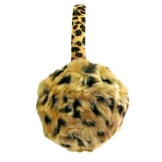 Luxury Divas Leopard Animal Printed Faux Fur Winter Earmuffs Cold Weather Headbands