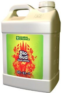 General Organics BioBud Bloom Booster, 2.5 Gal  Hydroponic Fertilizers  Patio, Lawn & Garden