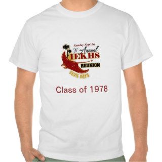 Alumni Reunion 2013 Class of 1978 T shirt