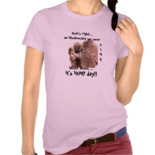 Funny Shirt, PINK Hump Day Camel whoot whoot