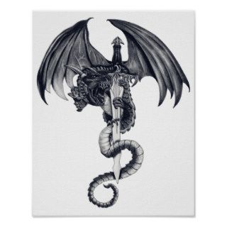 Dragon & Sword Poster Art