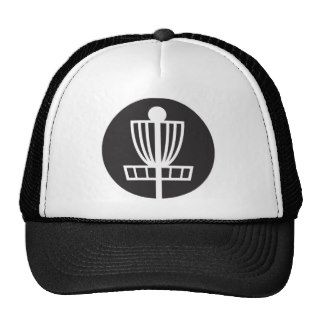 Disc golf basket icon hats