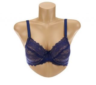 Breezies Clover Lace Underwire Full Coverage Bra —