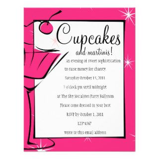 Cupcakes and Martinis Announcement