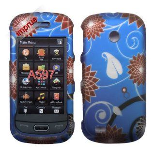 Samsung Eternity II SGH A597 Rubberized Design Hard Case Cell Phones & Accessories
