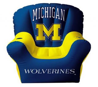 University of Michigan Inflatable Chair with Two Drink Holders —