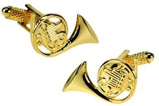 French horn Cufflinks Jewelry