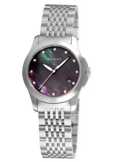 Gucci YA126505  Watches,Womens G Timeless Black Mother of Pearl Diamond Dial, Luxury Gucci Quartz Watches