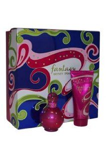 Fantasy by Britney Spears for Women   2 Pc Gift Set 1.7oz EDP Spray, 3.3oz Body Souffle  Fragrance Sets  Beauty