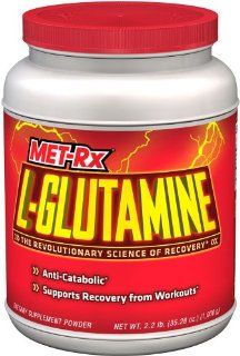 L Glutamine Powder Hardcore   1000 grams,(MetRx) Health & Personal Care