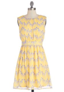 Styled and Free Dress in Yellow  Mod Retro Vintage Dresses