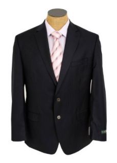 Ralph Lauren Mens Navy Blue Pinstripe Wool Suit  Size 44S at  Mens Clothing store Business Suit Pants Sets