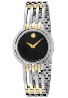 Movado 0605089  Watches,Womens Black Dial Stainless Steel, Casual Movado Quartz Watches