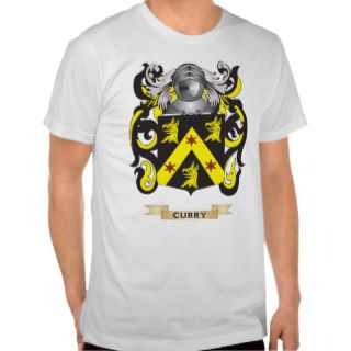 Curry Coat of Arms T shirts