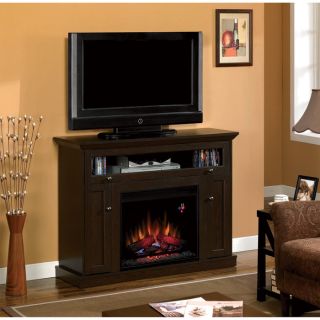 Chimney Free Windsor Media Mantel, Model# 23DE1099BSH-975  Electric Fireplaces