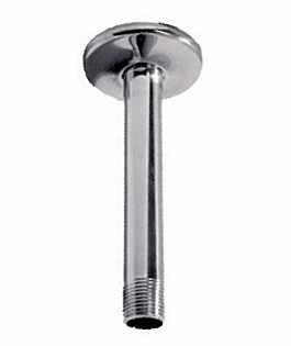 Watermark SS 606AFSQ PG Polished Gold (24k) 24" Ceiling Arm With Square Flange   Shower Arms And Slide Bars  