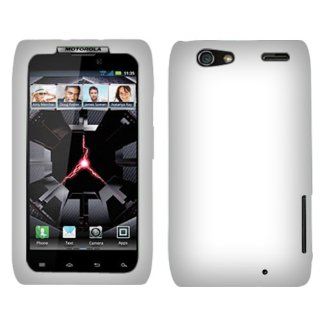 White Skin Soft Gel Case For Motorola Droid RAZR XT912 Cell Phones & Accessories
