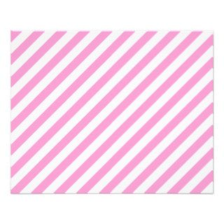 Pink and White Candy Stripes. Flyers