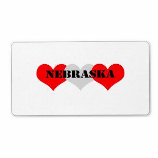 Nebraska Custom Shipping Labels