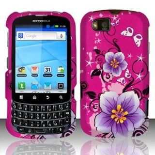 For Sprint Motorola Admiral XT603 Accessory   Hibiscus Flower Hard Case Proctor Cover + Free Lf Stylus Pen Cell Phones & Accessories