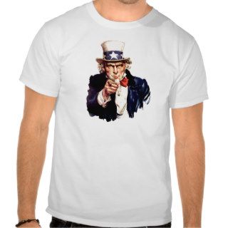 Uncle Sam Wants You T Shirts