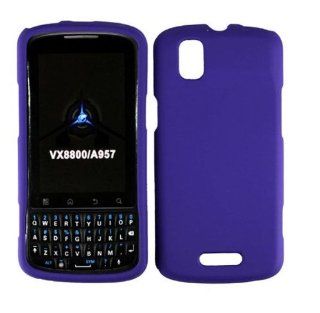 Dark Purple Hard Case Cover for Motorola Milestone Plus XT609 Cell Phones & Accessories