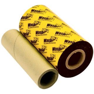 Wasp WPR General Purpose Wax/Resin Barcode Label Ribbon for WPL305/606 Printers, 820' Length x 4.33" Width